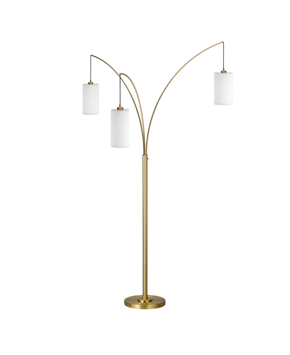 Hudson & Canal Spen 3-light Brass Floor Lamp