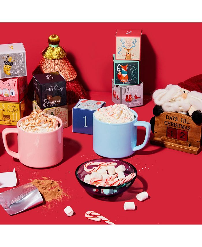 Thoughtfully Gourmet, 12 Days of Christmas Hot Chocolate Gift Set, Set