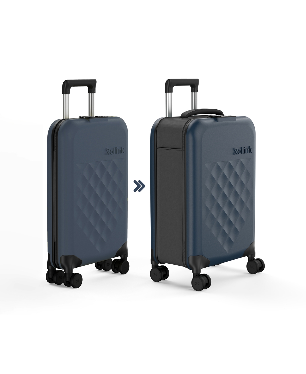 Flex 360 Carry-On 22" Spinner Suitcase - Dark Blue