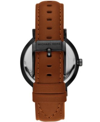 Michael Kors Brown Leather Watch Michael Kors Men main image 3