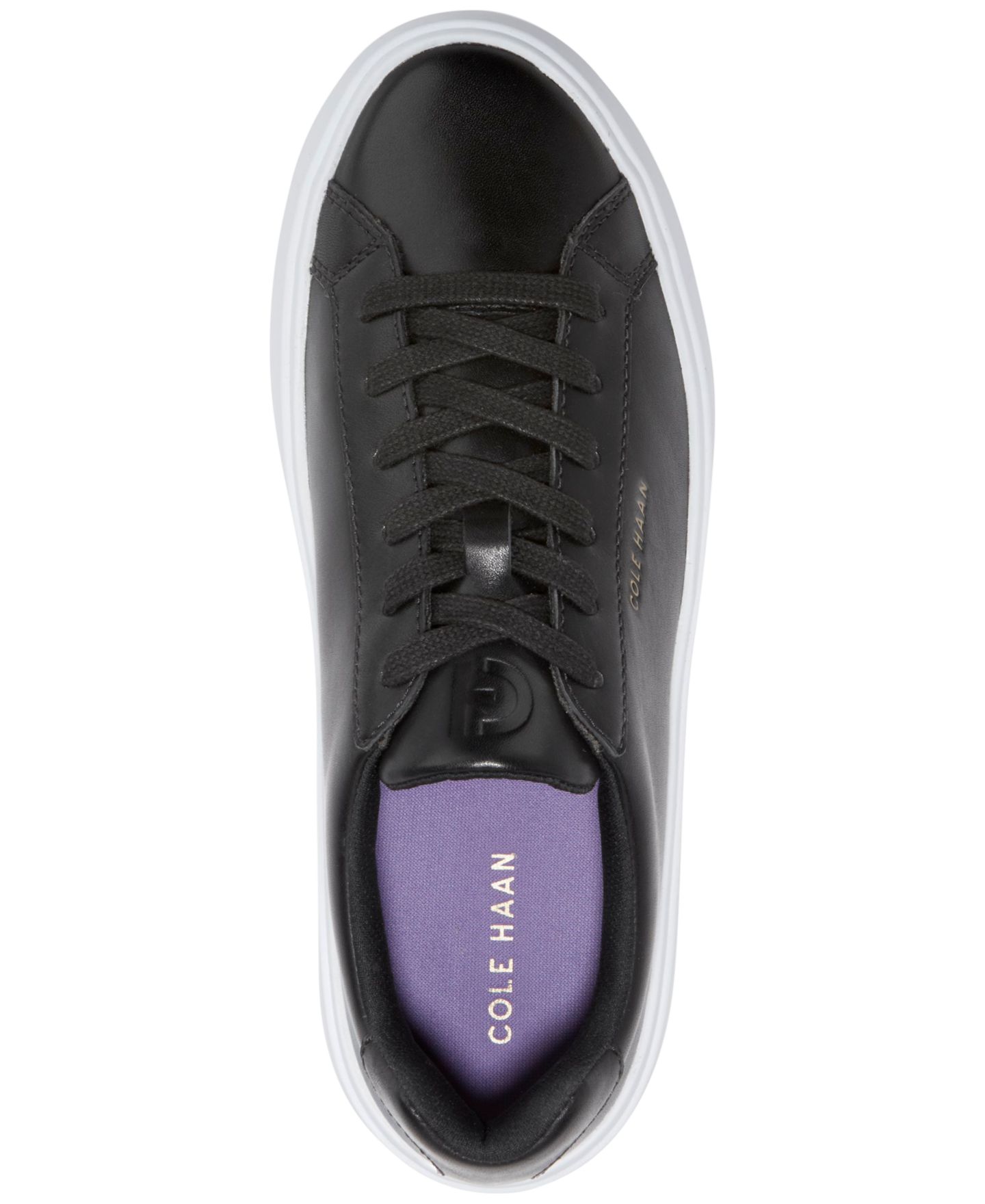 Женские кроссовки Cole Haan Grand Crosscourt Daily Low-Top Casual, цвет: Чёрный / Белый — фото 4
