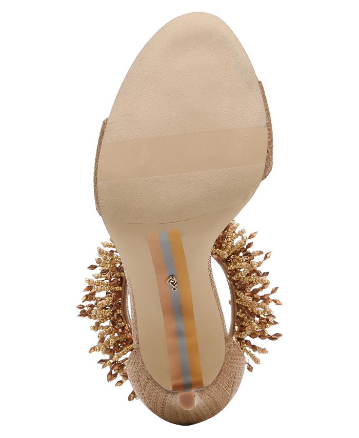 Sam Edelman Gillie Beaded AnkleStrap Dress Sandals Macy's