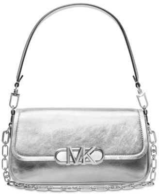 Michael Kors - Parker Medium Metallic Leather Convertible Pouchette