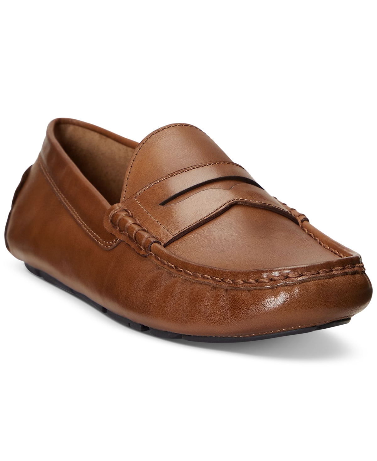 Polo Ralph Lauren Men's Anders Tasseled Leather Driver Loafer In Light Tan