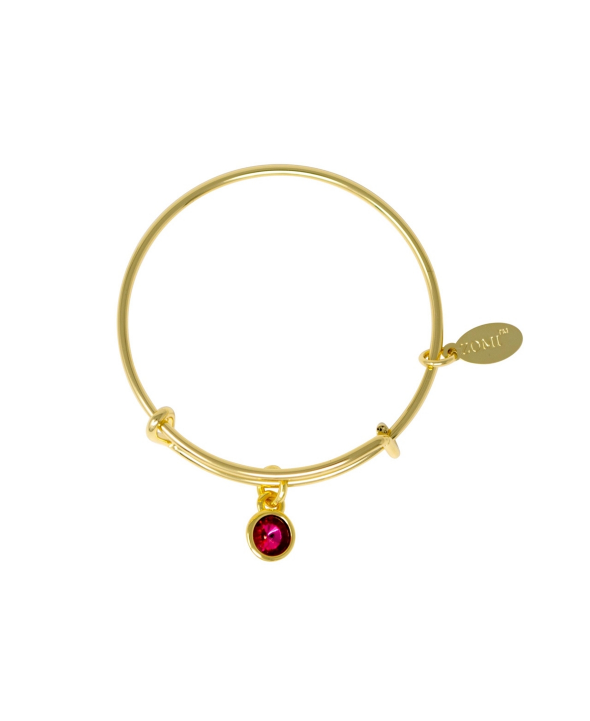 Zomi Gems Birthstone Bangle Bracelet for Kids