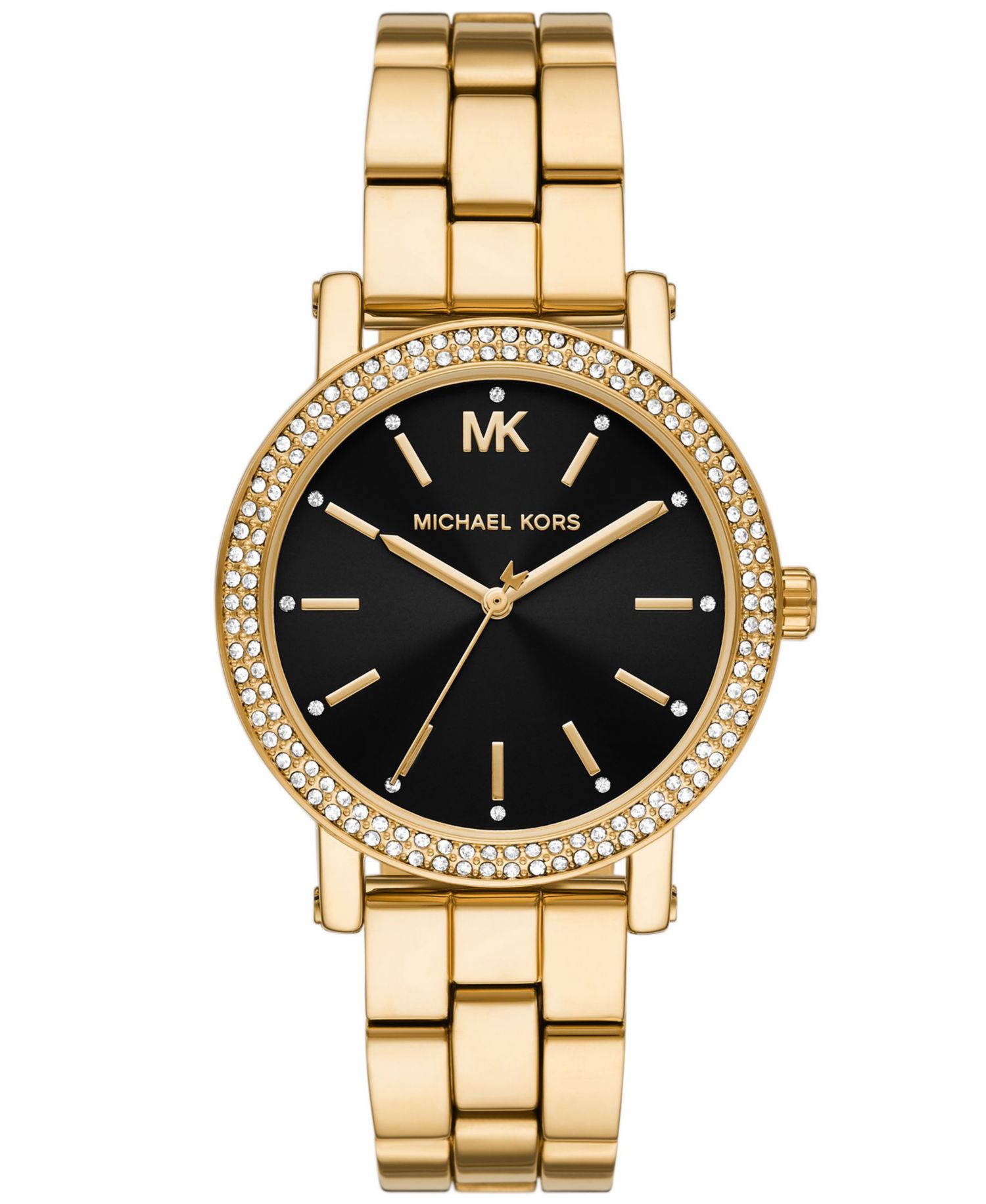 Women's Corey Three-Hand Gold-Tone Stainless Steel Watch 38mm