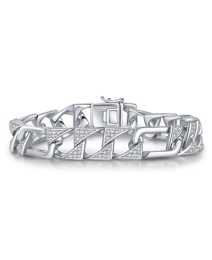 Genevive silver cz bracelet hot sale