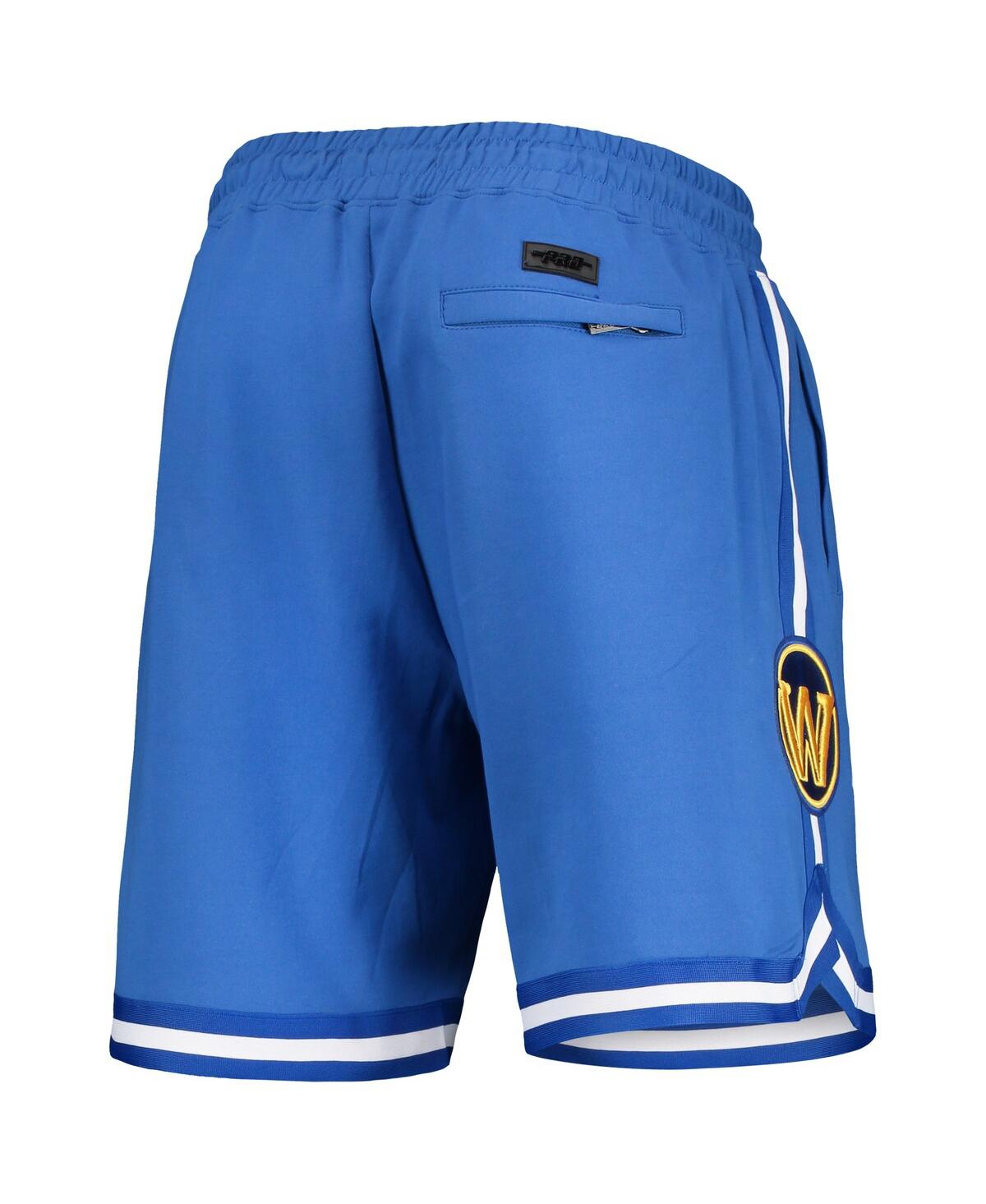 PRO STANDARD MEN'S PRO STANDARD STEPHEN CURRY ROYAL GOLDEN STATE WARRIORS TEAM PLAYER SHORTS 