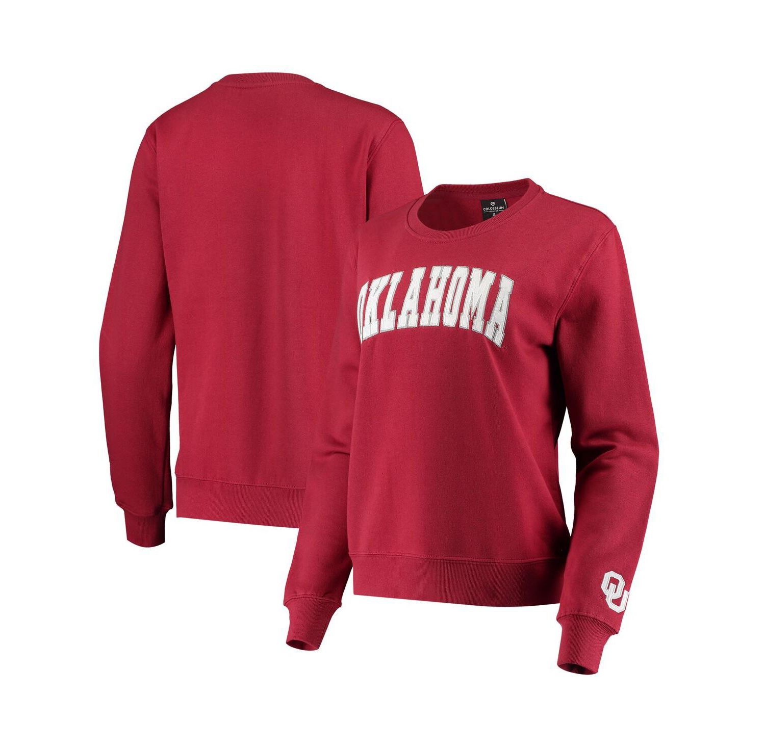 Women's Oklahoma Sooners Campanile Pullover Sweatshirt