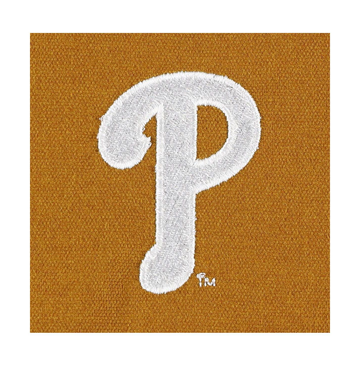 Мужская куртка Dunbrooke Tan Philadelphia Phillies Journey Tri-Blend Full-Zip — фото 2