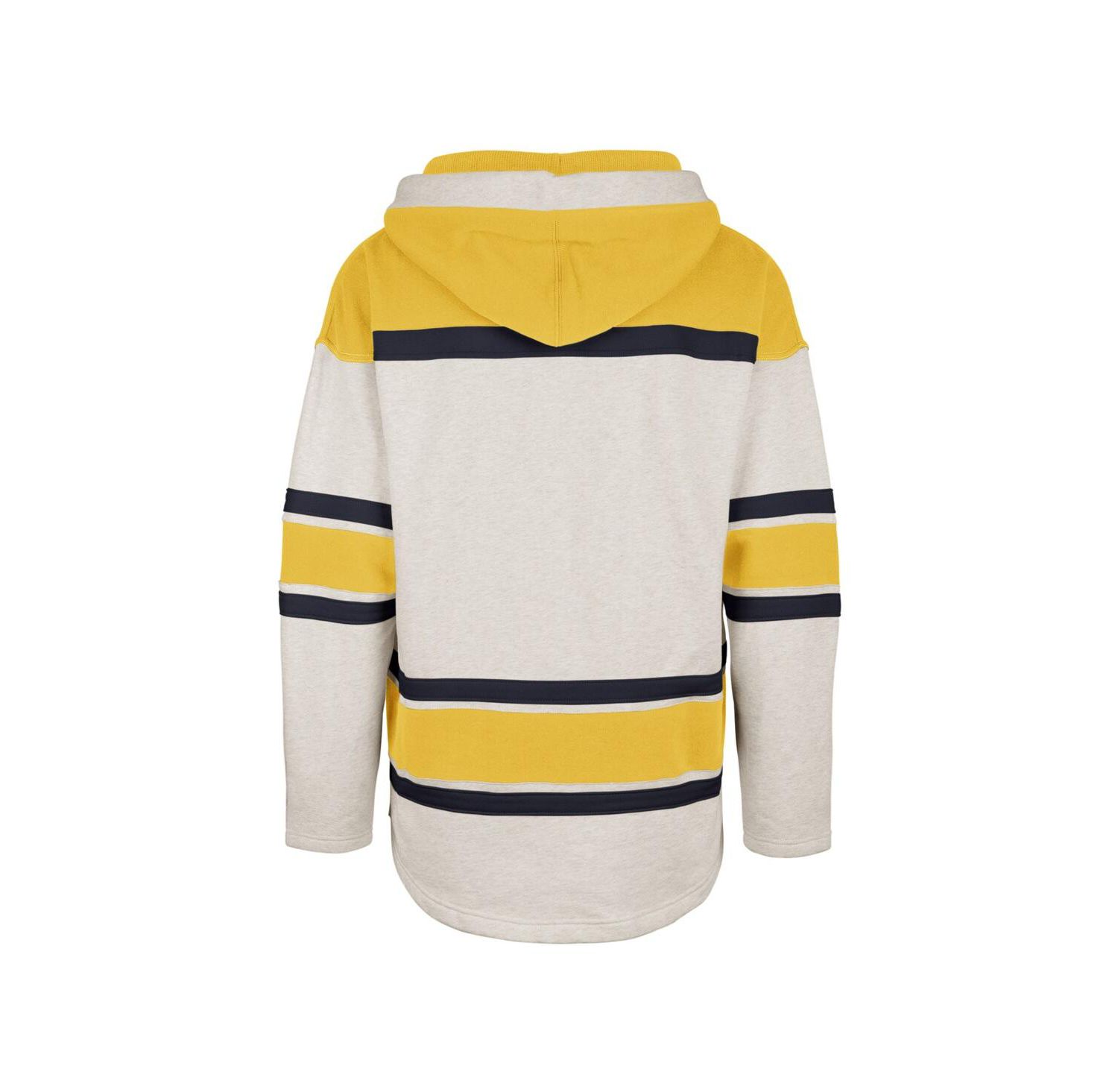 Men's Oatmeal Nashville Predators Rockaway Lace-Up Pullover Hoodie