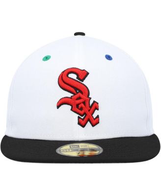 Men's White, Black Chicago White Sox 95th Anniversary Primary Eye 59FIFTY Fitted Hat