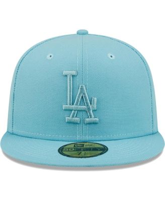 New Era Men's Light Blue Los Angeles Dodgers Color Pack 59FIFTY Fitted Hat