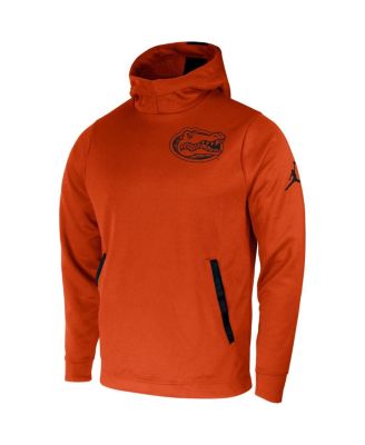 Men's Orange Florida Gators 2-Hit Performance Pullover Hoodie