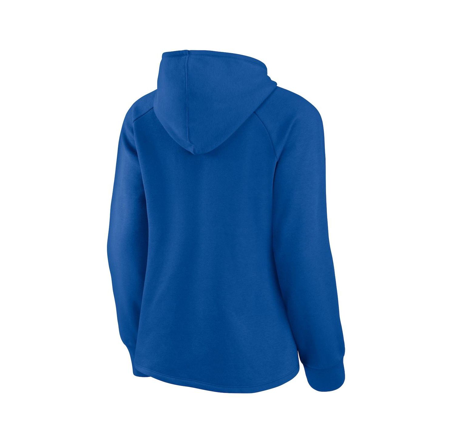 Women's Royal Chicago Cubs Perfect Play Raglan Pullover Hoodie
