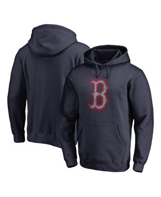 Men's Navy Boston Red Sox Static Logo Pullover Hoodie
