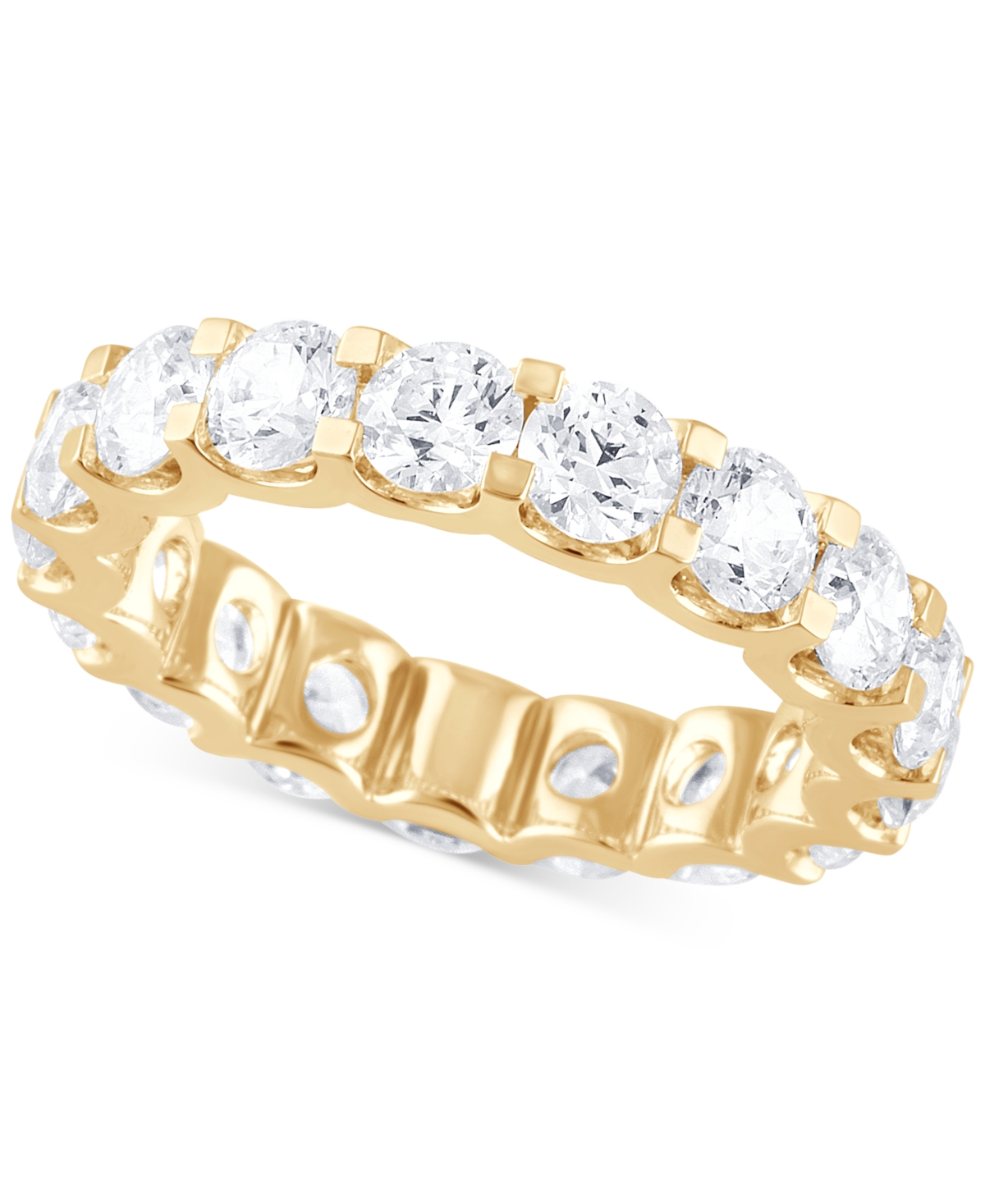 Badgley Mischka Certified Lab Grown Diamond Eternity Band (4 ct. t.w.) in 14k Gold