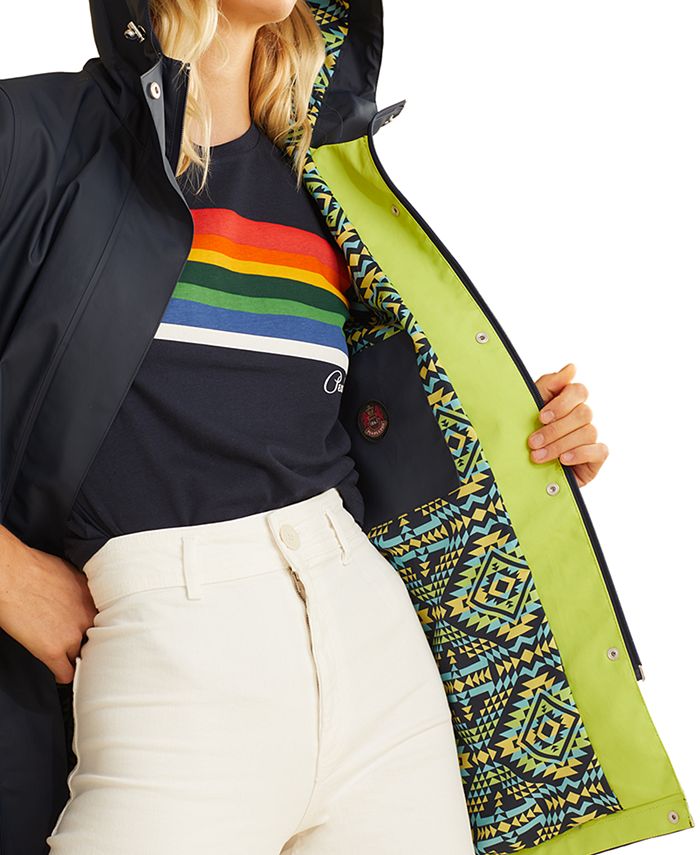 Pendleton Women's Sorrel Walking Rain Hooded Slicker Jacket Macy's