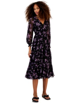 Lucy Paris - Women's Garner 3/4-Sleeve Maxi Dress