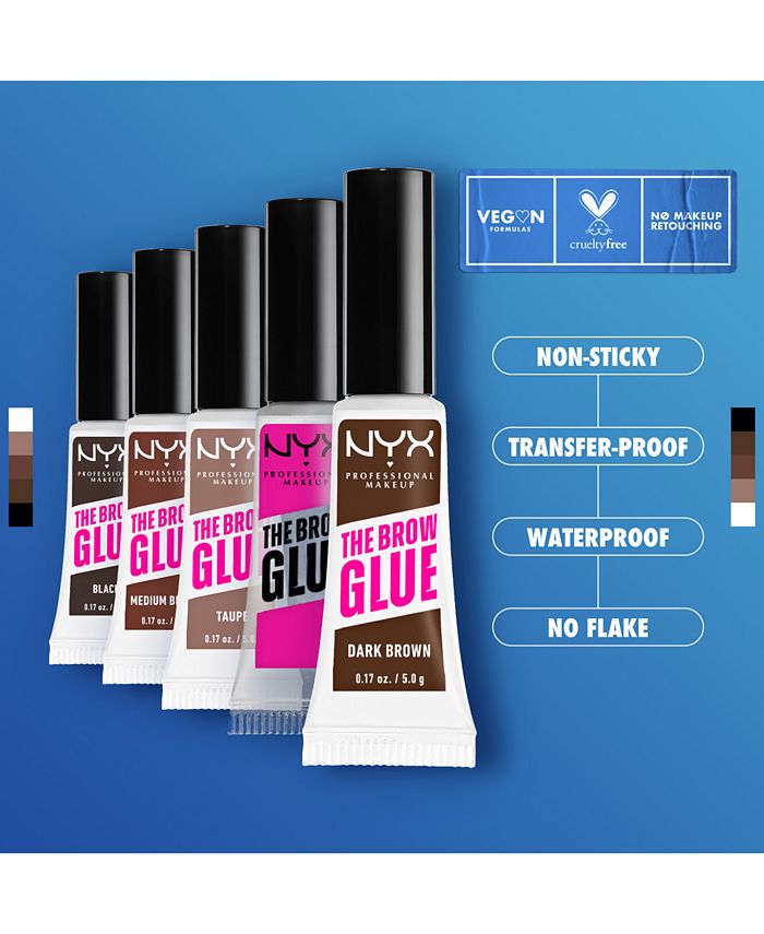 NYX Professional Makeup The Brow Glue Laminating Gel - Macy's