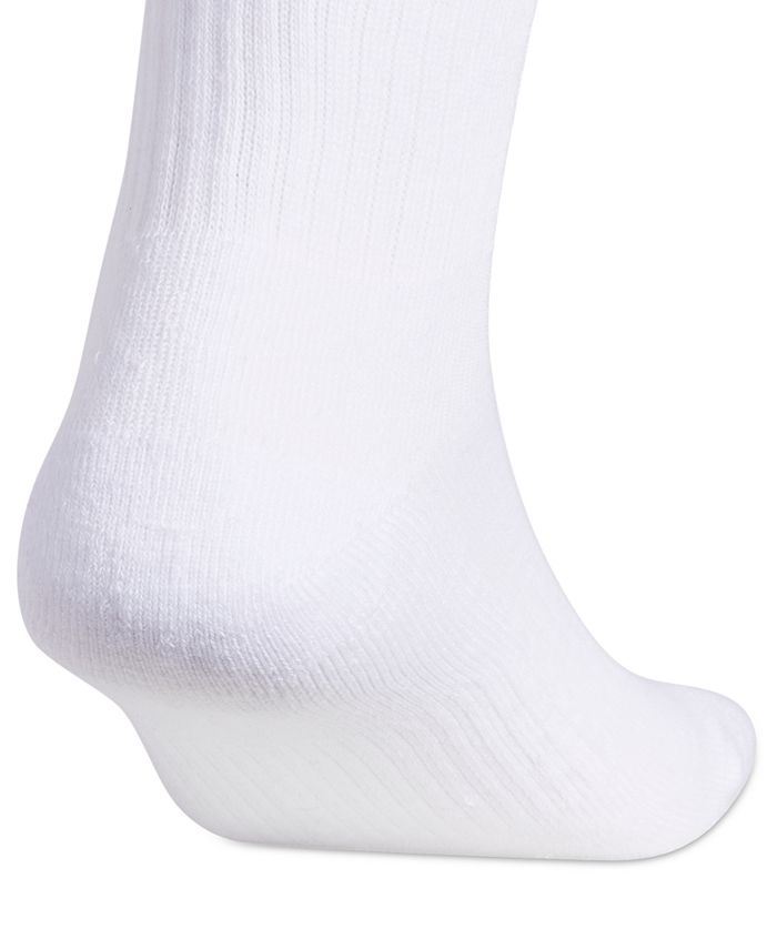 adidas Men's Cushioned Crew Extended Size Socks, 6-Pack - Macy's