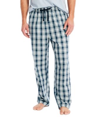 Nautica - Men's Classic-Fit Plaid-Print Poplin Sleep Pants