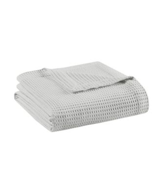 Waffle Weave Cotton Blanket, King