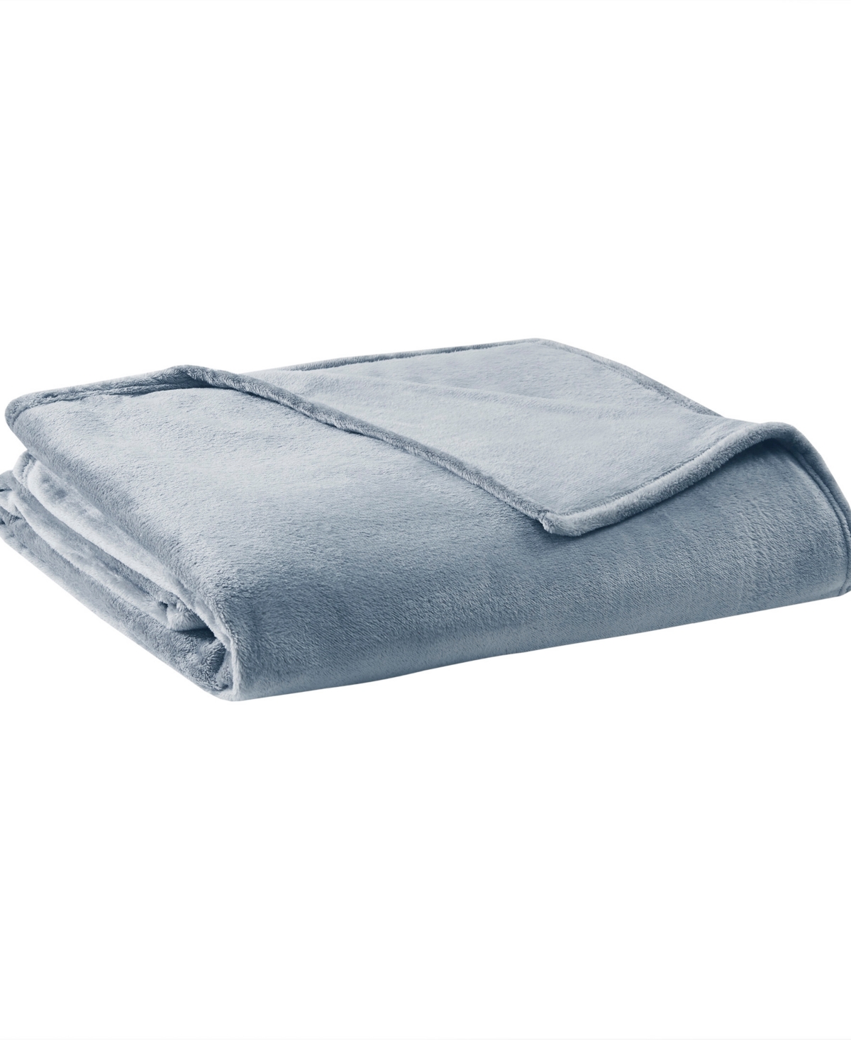 CLEAN SPACES MICROBIAL-RESISTANT PLUSH BLANKET, FULL/QUEEN BEDDING