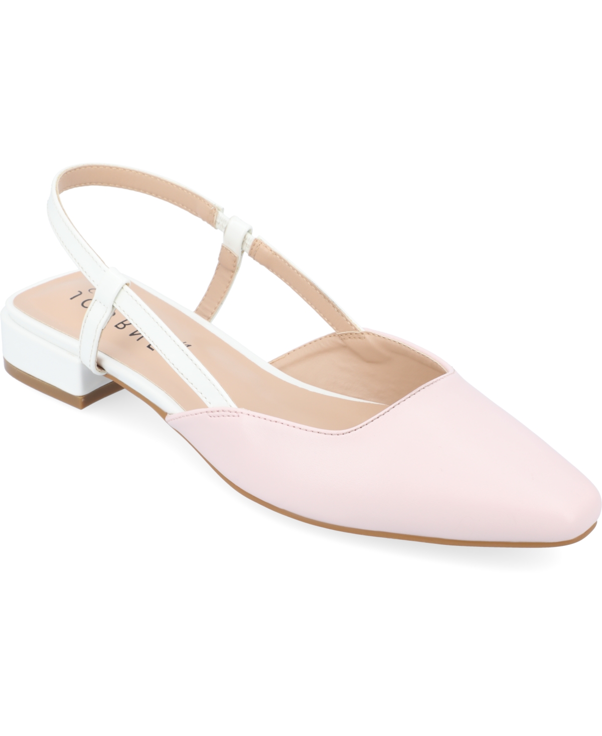 Journee Collection Women's Paislee Slingback Flats In Pink