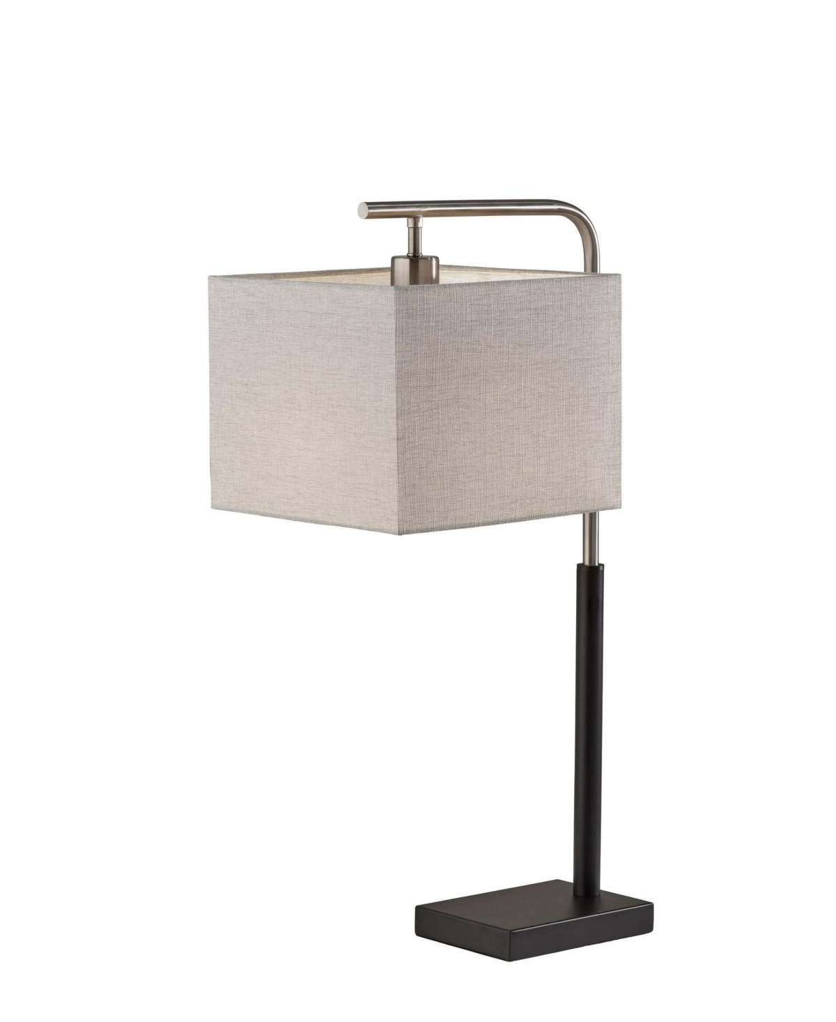 Adesso Flora Table Lamp In Black Brushed Steel