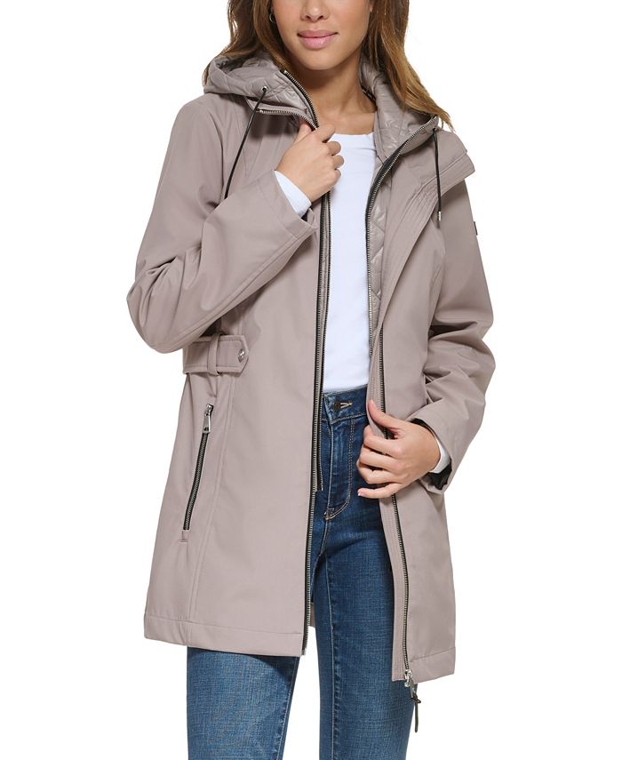 DKNY Women's Casual Shoulder Bag - Top Zip Closure, Light Khaki, 10.62x7.28x2.36 Inches - View #3