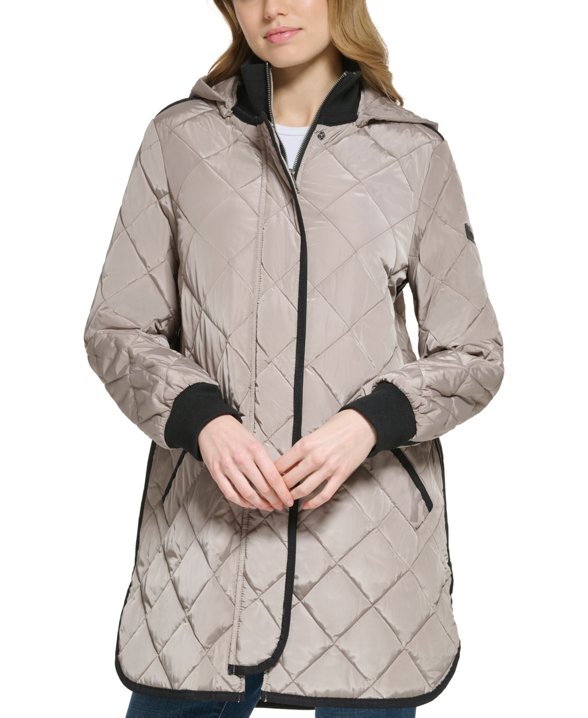 Dkny quilted jacket best sale