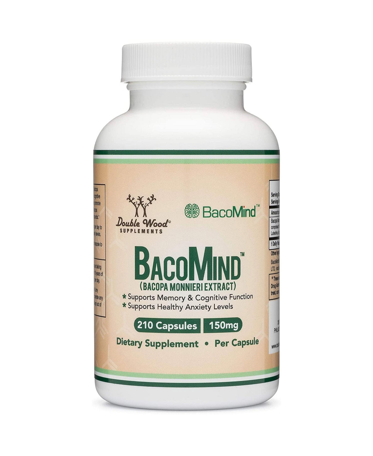 Bacomind Bacopa Extract - 210 x 150 mg capsules