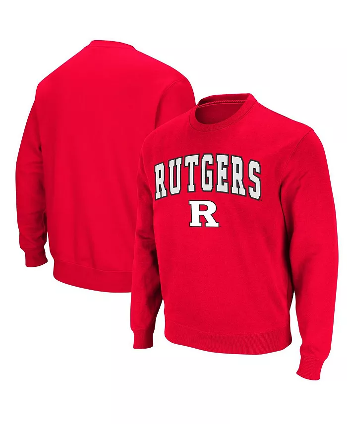Men's Rutgers Scarlet Knights Arch and Logo Crew Neck Sweatshirt - thumbnail 8