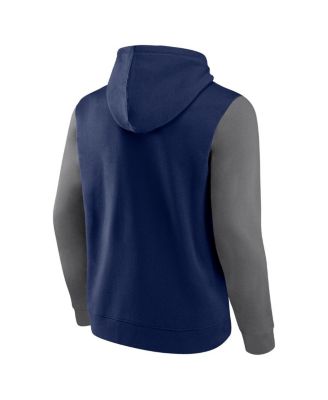 Men's Navy Sporting Kansas City To Victory Pullover Hoodie