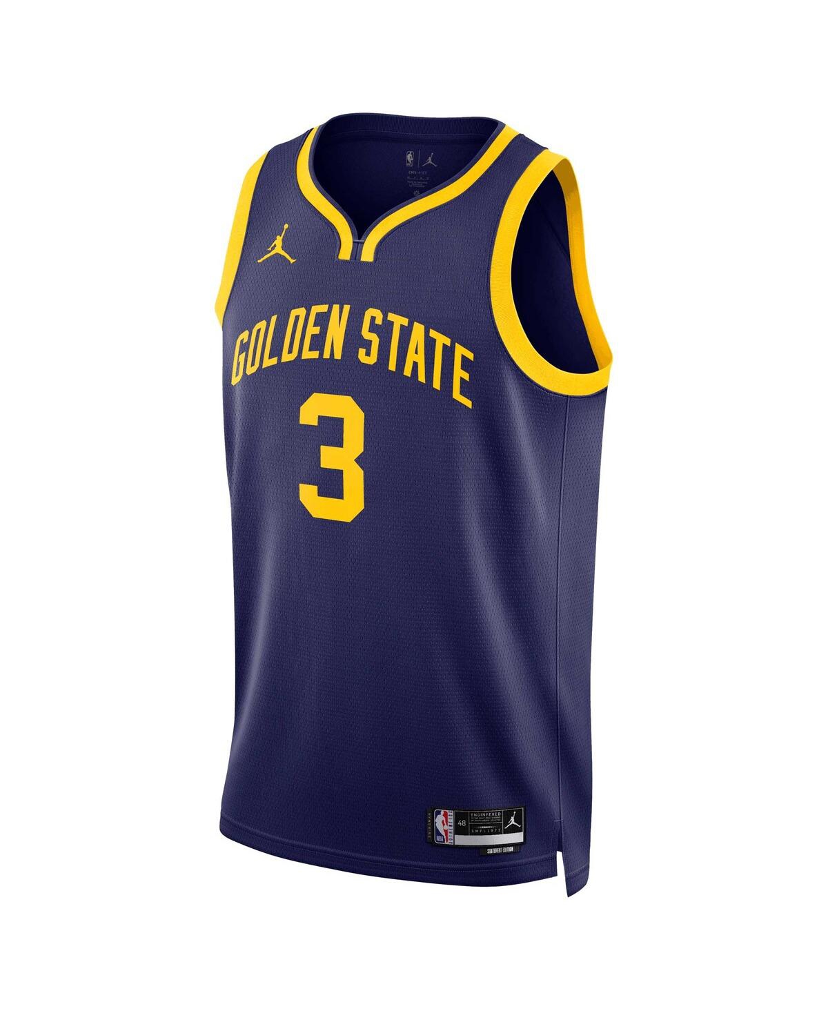 Men's Jordan Jordan PooleGolden State Warriors 2022/23 Statement Edition Swingman Jersey - Navy