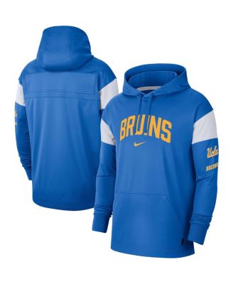Men's Blue UCLA Bruins Jersey Performance Pullover Hoodie