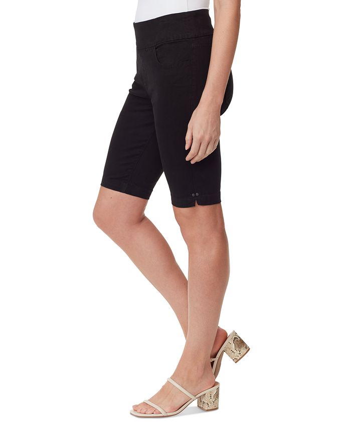 Gloria Vanderbilt Women's HighRise 11" Pullon Bermuda Shorts Macy's