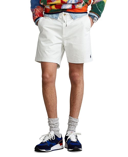 alfani Polo Ralph Lauren Men's 6-Inch Polo Prepster Stretch Chino Shorts Men's Fashion & Accessories