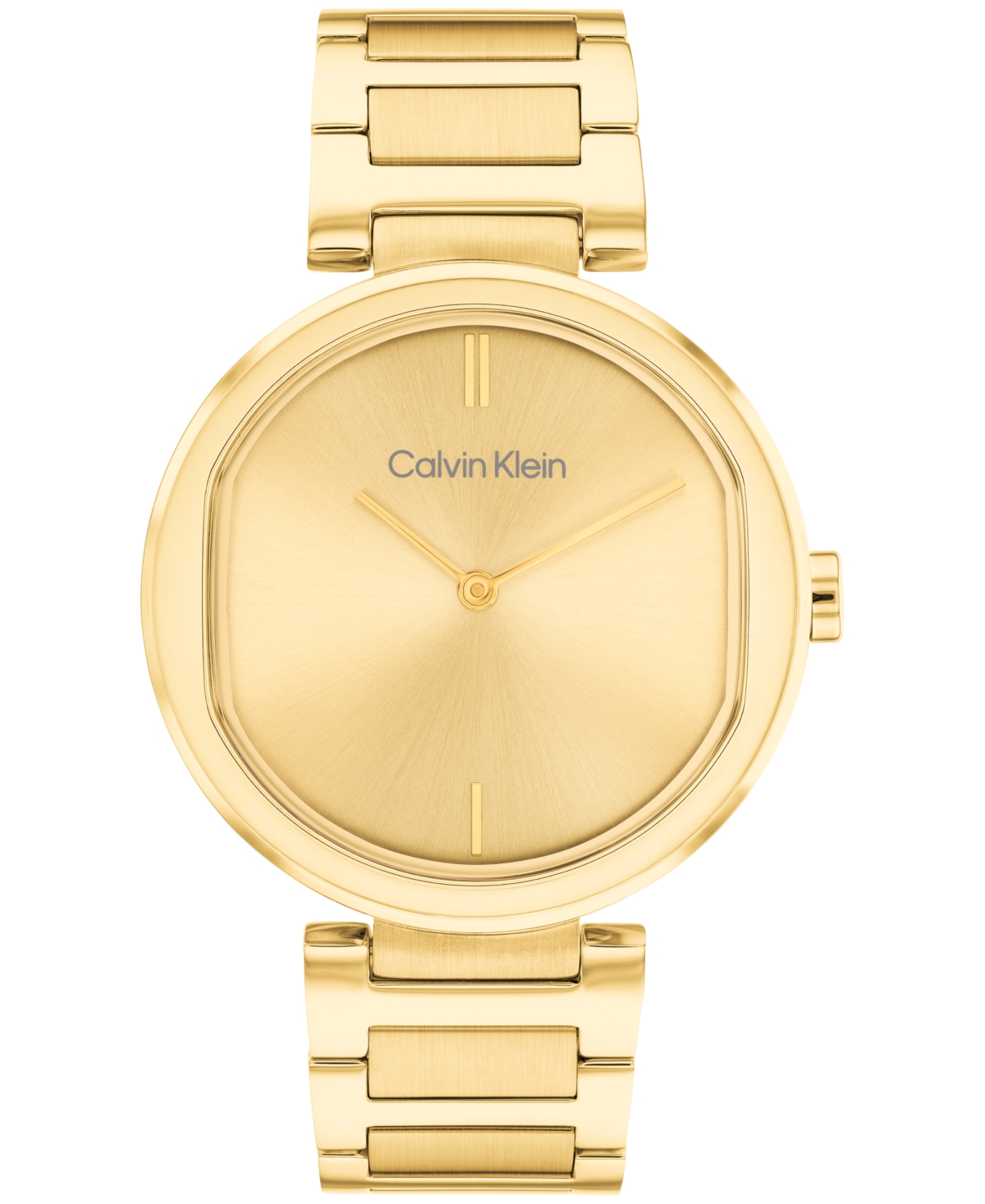 Calvin Klein Women's 2-hand Gold-tone Stainless Steel Bracelet Watch 36mm