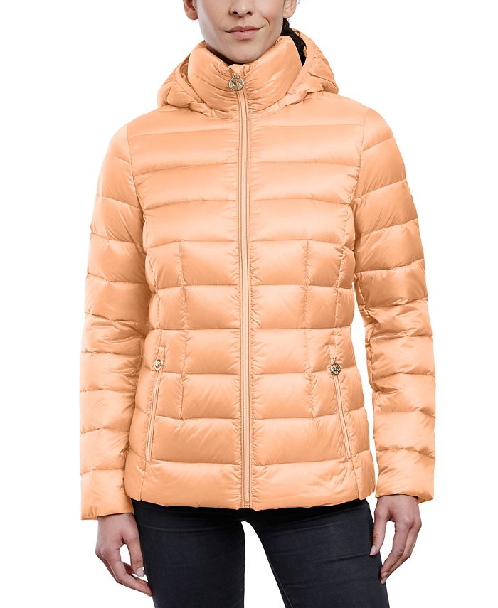 Michael Kors Women's Hooded Packable Down Shine Puffer Coat, Created for  Macy's & Reviews - Coats & Jackets - Women - Macy's