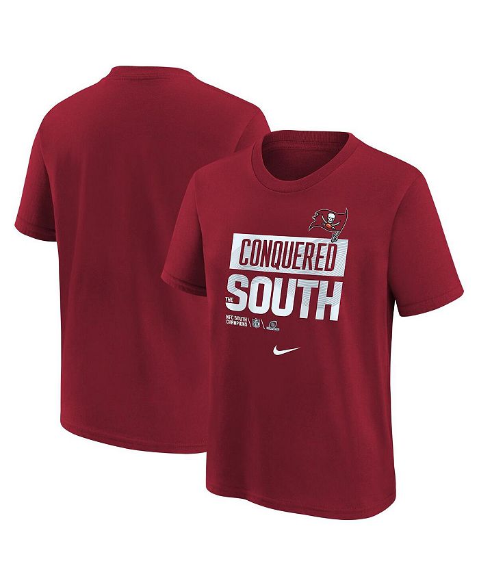 Nike Youth Boys Red Tampa Bay Buccaneers 2022 NFC South Division ...