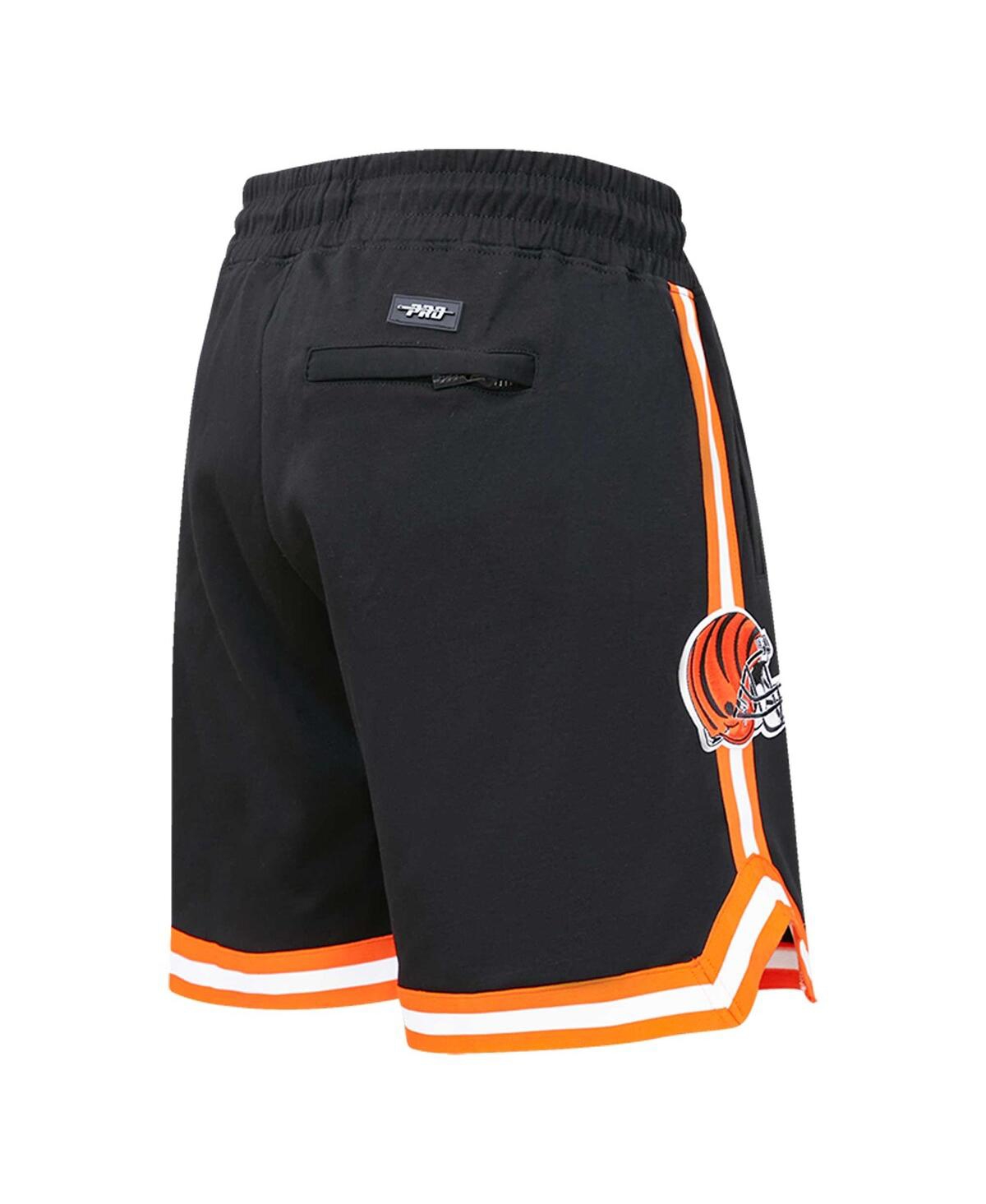 PRO STANDARD MEN'S PRO STANDARD JA'MARR CHASE BLACK CINCINNATI BENGALS PLAYER NAME AND NUMBER SHORTS 