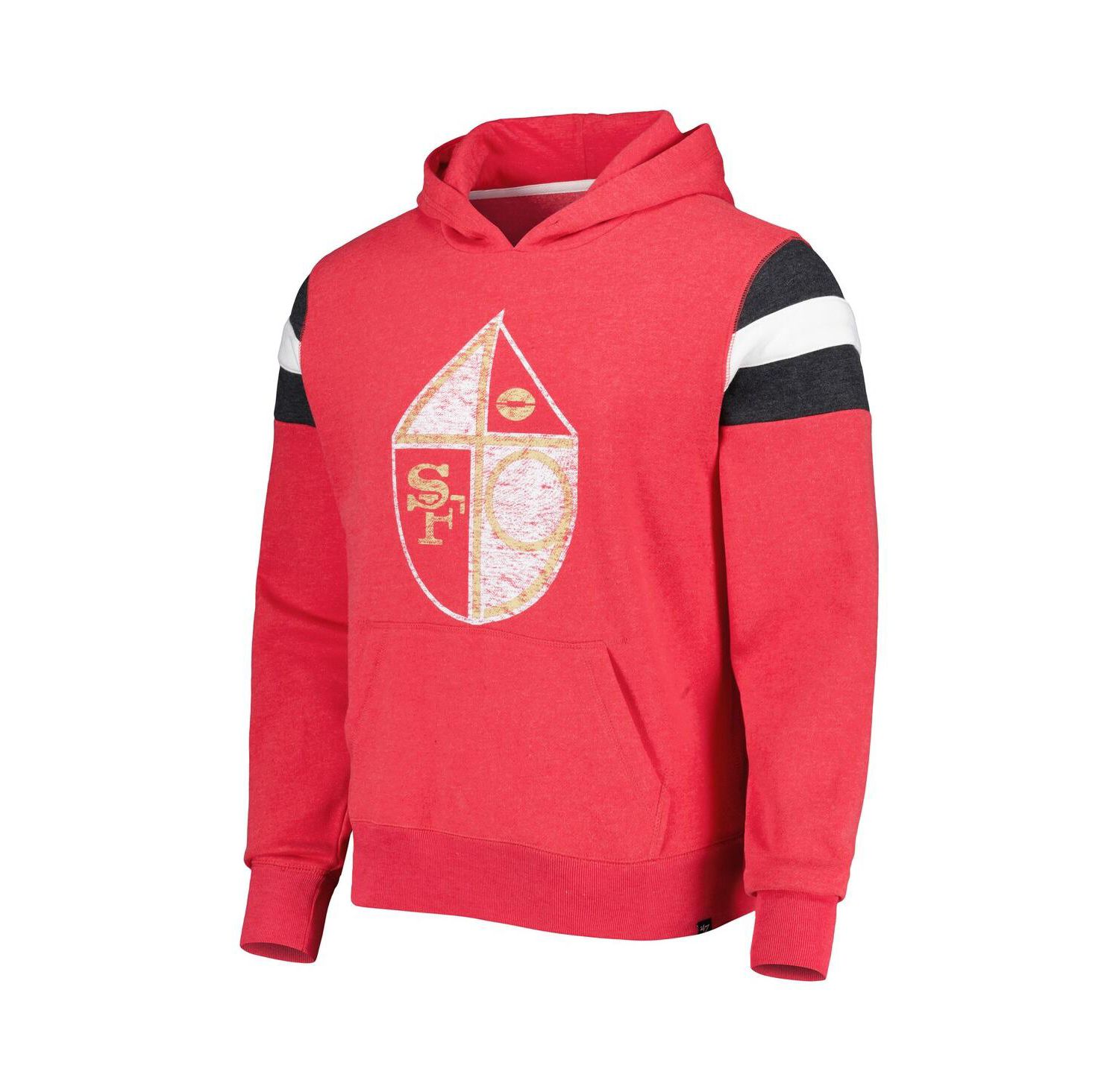 Men's Scarlet San Francisco 49ers Legacy Premier Nico Pullover Hoodie