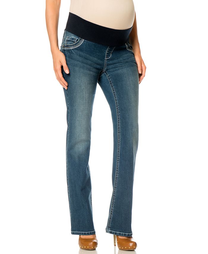 Motherhood Maternity FlapPocket Bootcut Jeans Macy's