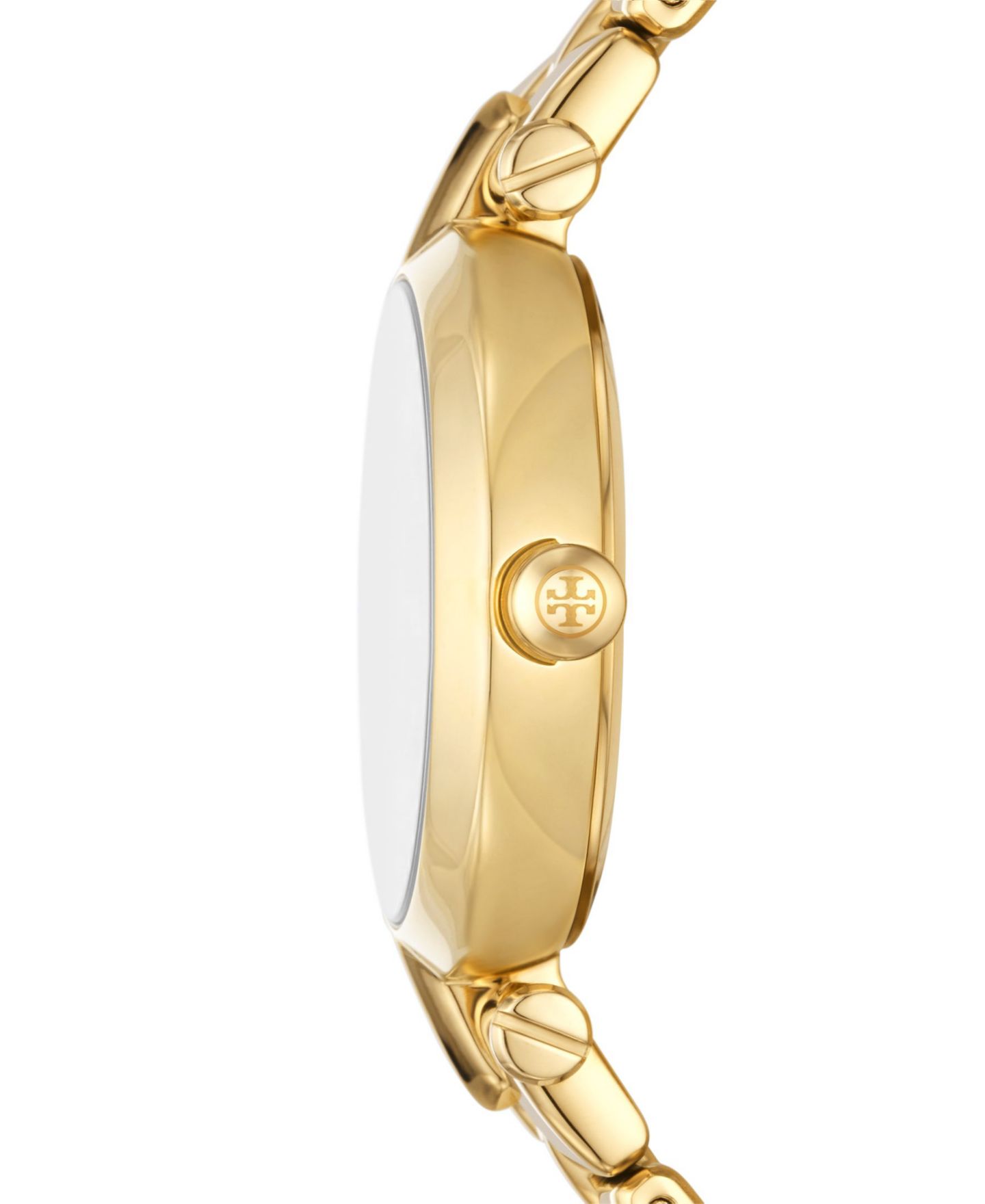 Женские часы Tory Burch Kira Gold-Tone Stainless Steel Bracelet Watch 30mm — фото 2