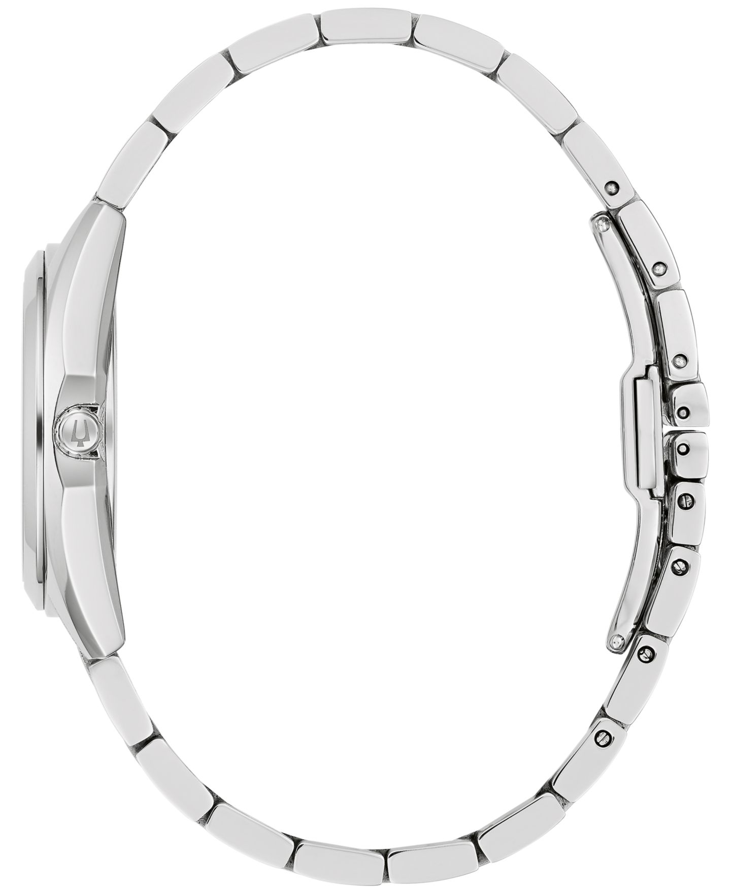 Женские часы Bulova Surveyor Diamond Accent Stainless Steel Bracelet Watch 31mm — фото 2