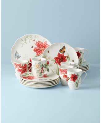 Butterfly Meadow Holiday 12 Pc. Dinnerware Set, Service for 4