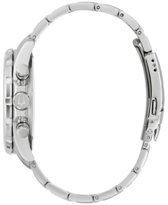 Men's Chronograph Marine Star Stainless Steel Bracelet Watch 44mm