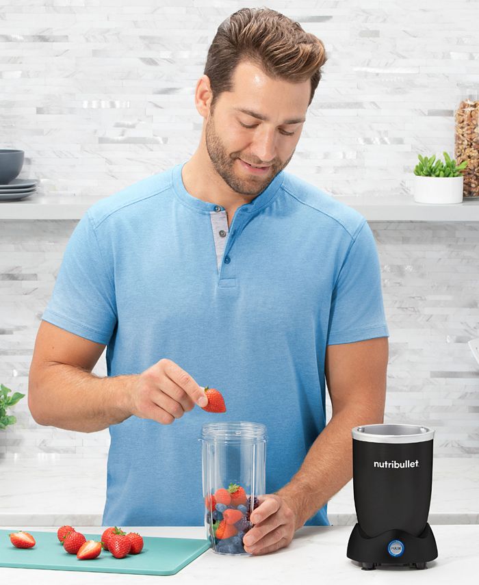 NutriBullet PRO 1200Watt SingleServe Blender in Matte Black Macy's